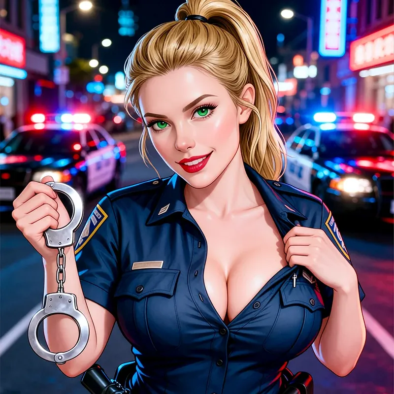 MILF Cop Night Check