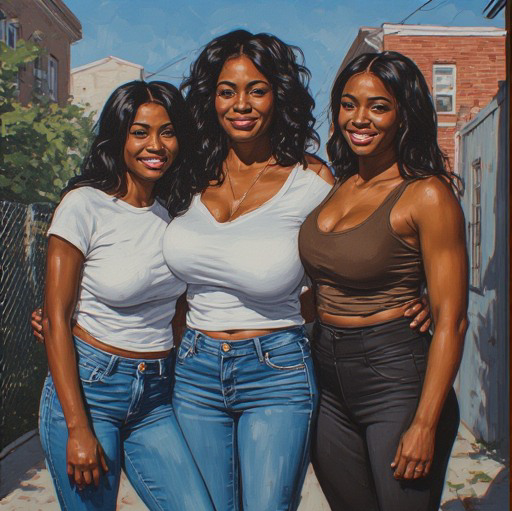 Adopted by a Black Family.