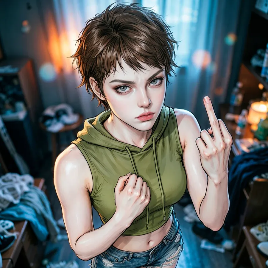 Angry Lesbian Neighbor